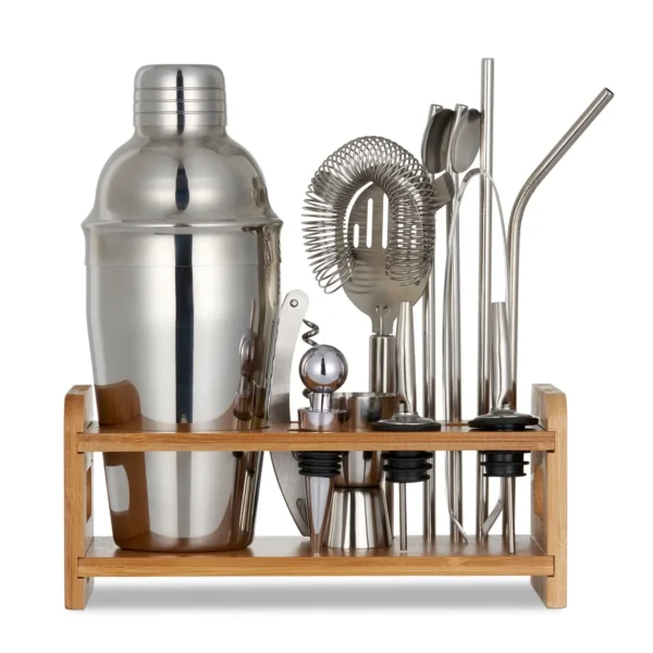 13 Pcs Silver Cocktail Set - Image 2