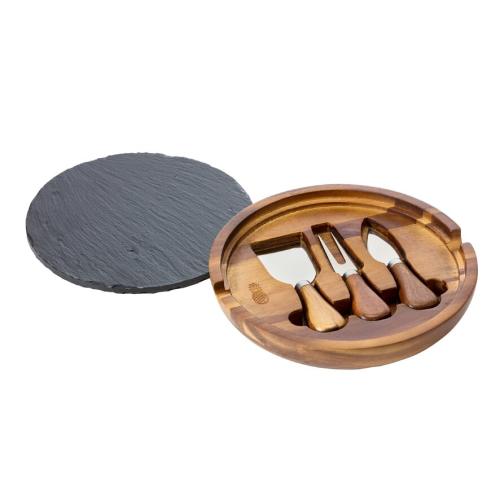 Round Cheese Board & Slate