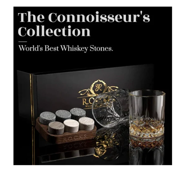 Whiskey Glasses and Rocks - The Connoisseur's Set - Image 3