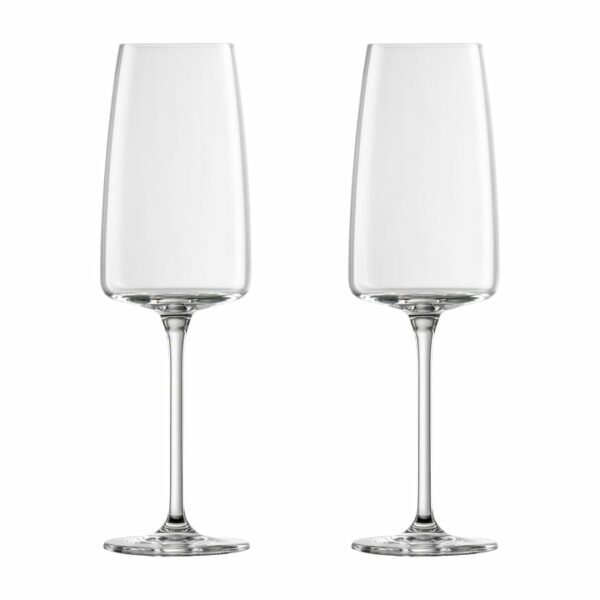 Zwiesel Glas Vivid Senses Sparkling Wine Glass with Moussier Point 0,38 (Box of 2)
