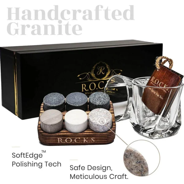 Whiskey Glasses and Rocks - The Connoisseur's Set - Image 2